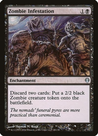 Zombie Infestation Archenemy Magic card