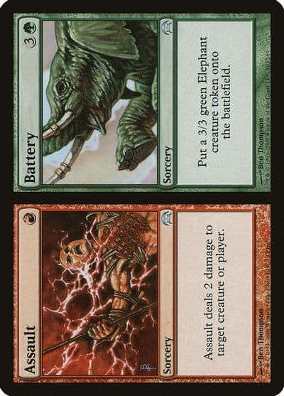 Assault Battery Planechase Magic card