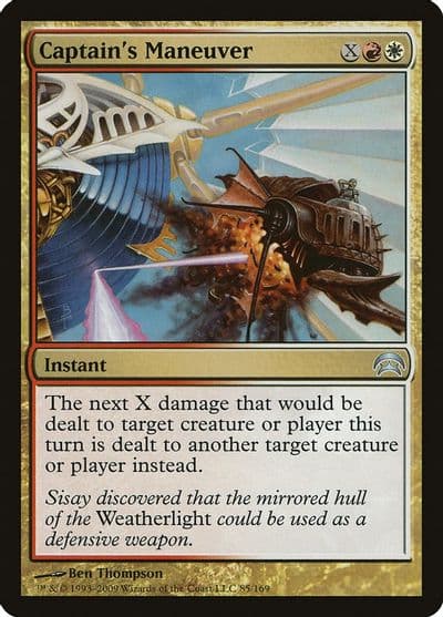 Captains Maneuver Planechase Magic card