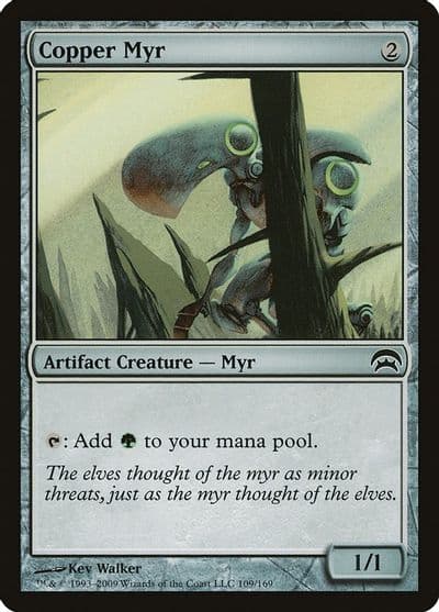 Copper Myr Planechase Magic card