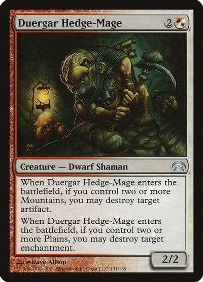 Duergar Hedge Mage Planechase Magic card