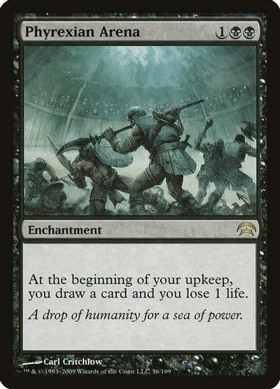 Phyrexian Arena Planechase Magic card