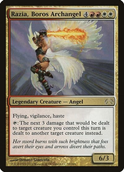 Razia Boros Archangel Planechase Magic card