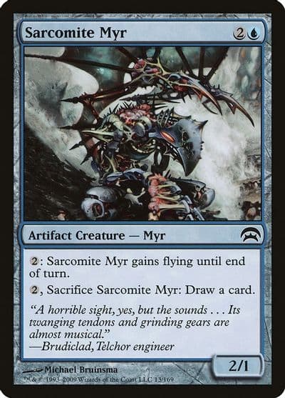 Sarcomite Myr Planechase Magic card