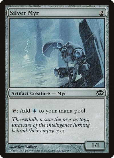 Silver Myr Planechase Magic card