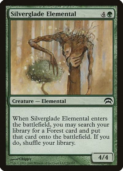 Silverglade Elemental Planechase Magic card