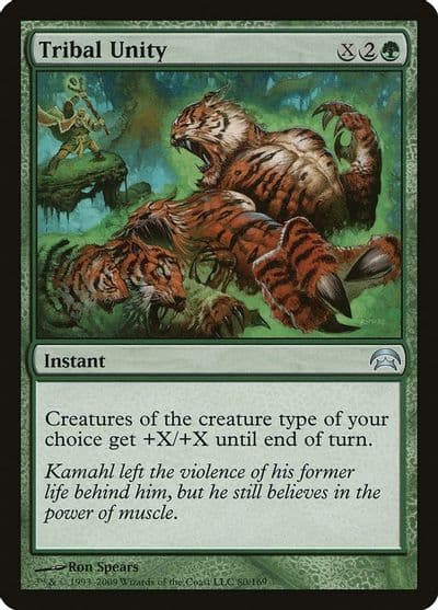 Tribal Unity Planechase Magic card