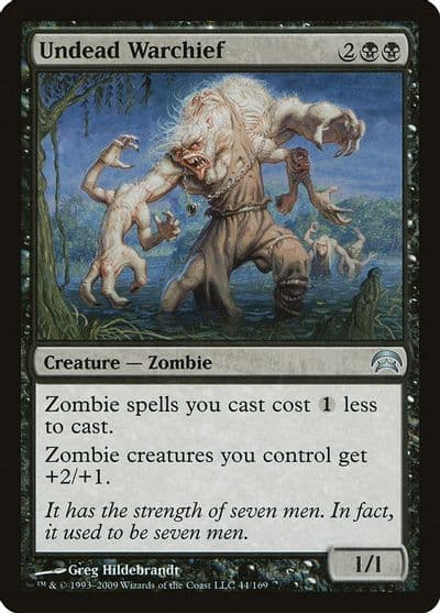 Undead Warchief Planechase Magic card