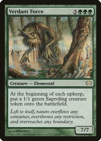 Verdant Force Planechase Magic card