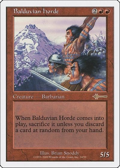 Balduvian Horde Beatdown Box Set Magic card