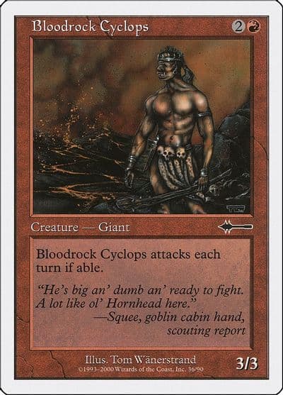 Bloodrock Cyclops Beatdown Box Set Magic card