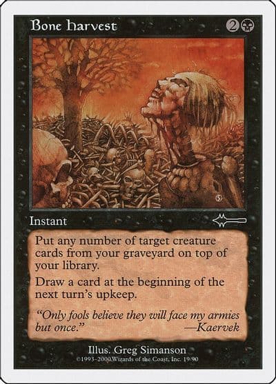 Bone Harvest Beatdown Box Set Magic card