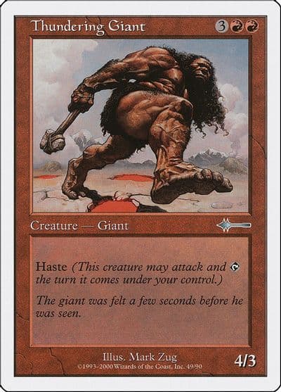 Thundering Giant Beatdown Box Set Magic card