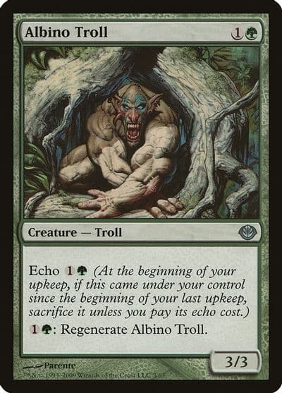 Albino Troll Duel Decks: Garruk vs. Liliana Magic card