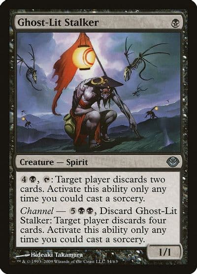 Ghost Lit Stalker Duel Decks: Garruk vs. Liliana Magic card