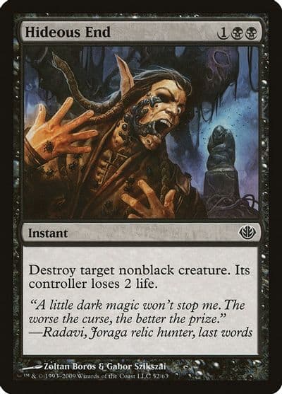 Hideous End Duel Decks: Garruk vs. Liliana Magic card