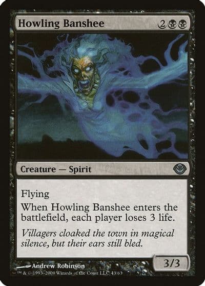 Howling Banshee Duel Decks: Garruk vs. Liliana Magic card