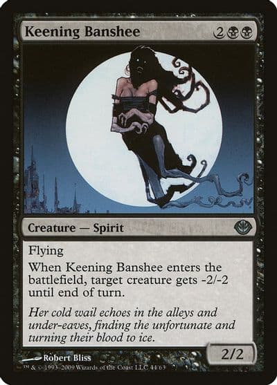 Keening Banshee Duel Decks: Garruk vs. Liliana Magic card