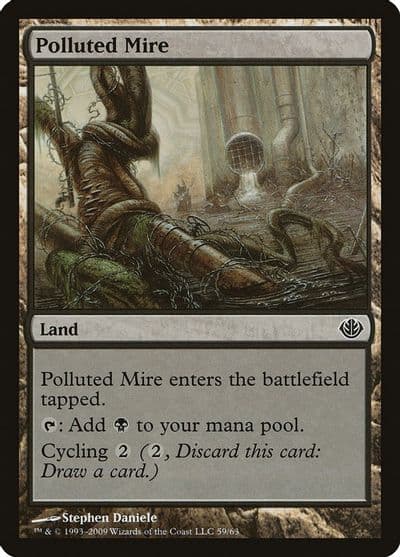 Polluted Mire Duel Decks: Garruk vs. Liliana Magic card