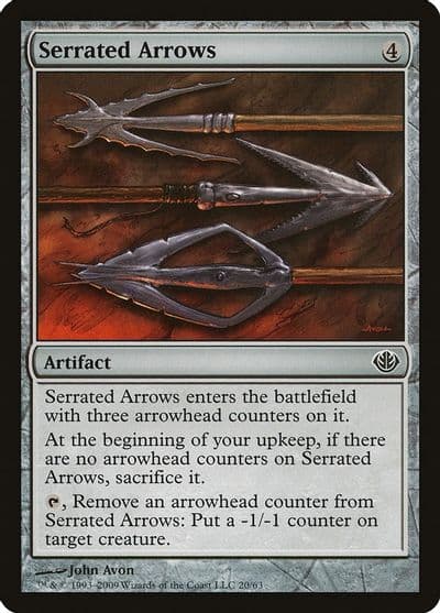 Serrated Arrows Duel Decks: Garruk vs. Liliana Magic card