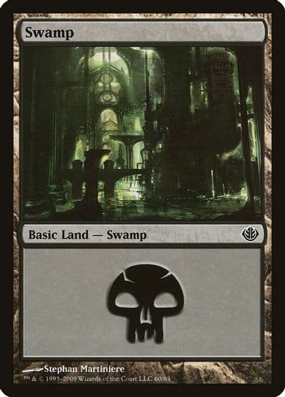 Swamp 60 Duel Decks: Garruk vs. Liliana Magic card