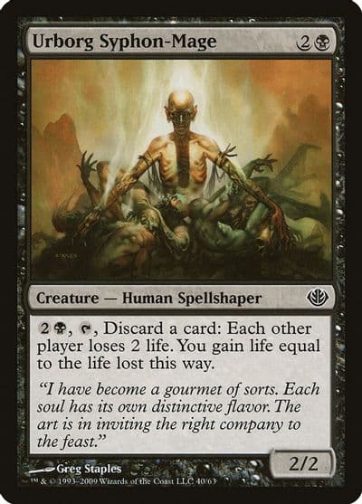 Urborg Syphon Mage Duel Decks: Garruk vs. Liliana Magic card