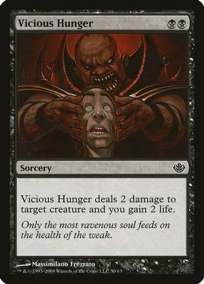 Vicious Hunger Duel Decks: Garruk vs. Liliana Magic card