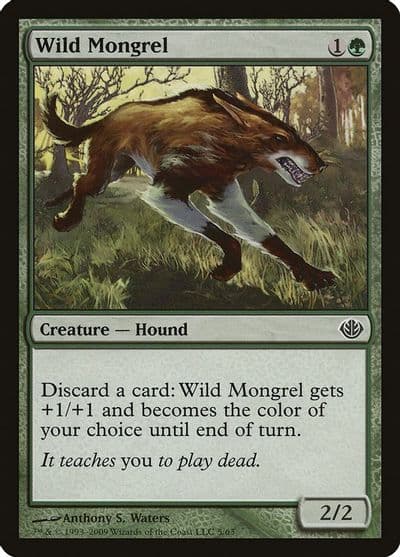 Wild Mongrel Duel Decks: Garruk vs. Liliana Magic card