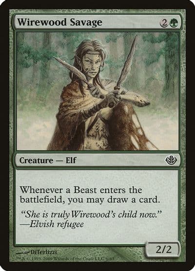 Wirewood Savage Duel Decks: Garruk vs. Liliana Magic card
