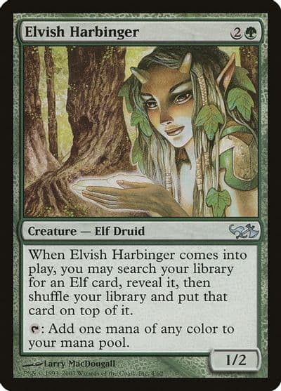 Elvish Harbinger Duel Decks: Elves vs. Goblins Magic card