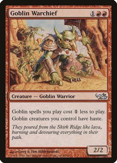 Goblin Warchief Duel Decks: Elves vs. Goblins Magic card