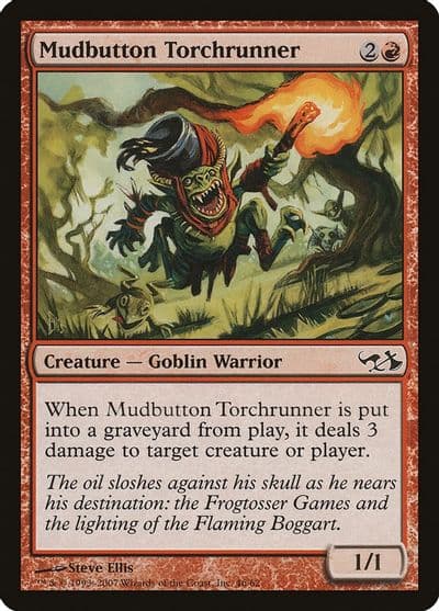 Mudbutton Torchrunner Duel Decks: Elves vs. Goblins Magic card