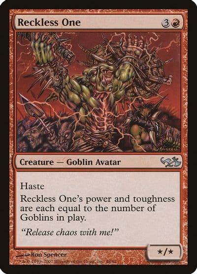 Reckless One Duel Decks: Elves vs. Goblins Magic card