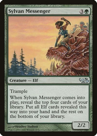Sylvan Messenger Duel Decks: Elves vs. Goblins Magic card