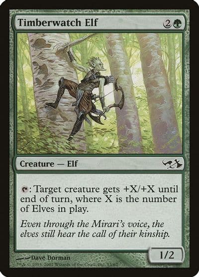 Timberwatch Elf Duel Decks: Elves vs. Goblins Magic card