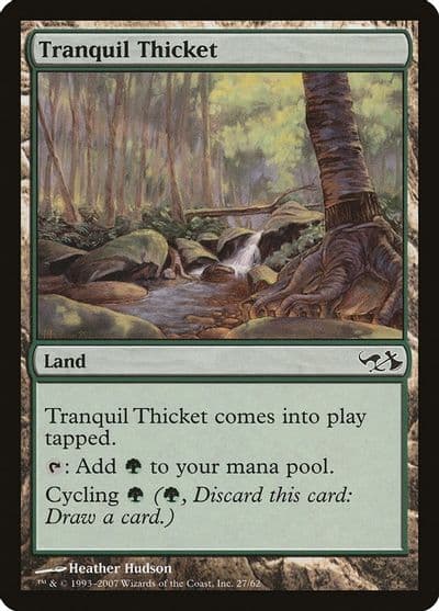 Tranquil Thicket Duel Decks: Elves vs. Goblins Magic card
