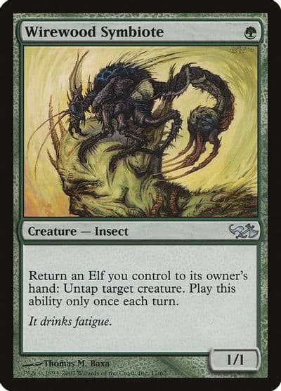 Wirewood Symbiote Duel Decks: Elves vs. Goblins Magic card