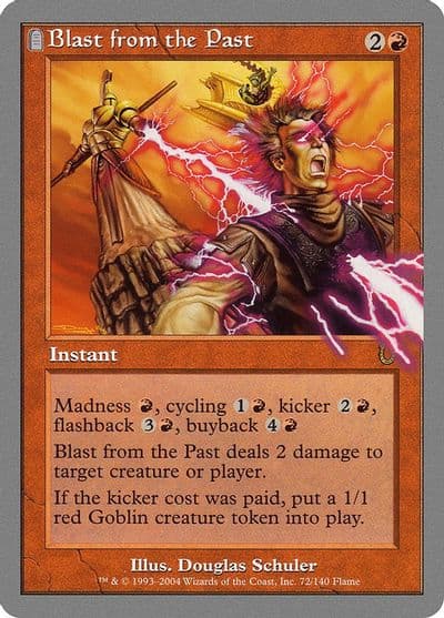 Blast from the Past Unhinged Magic card