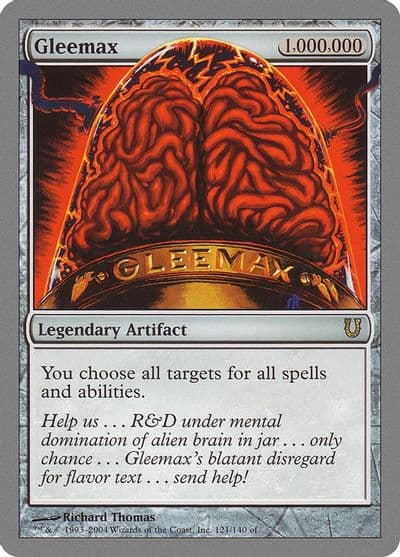 Gleemax Unhinged Magic card