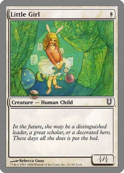 Little Girl Unhinged Magic card