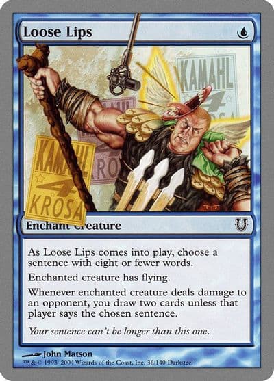 Loose Lips Unhinged Magic card
