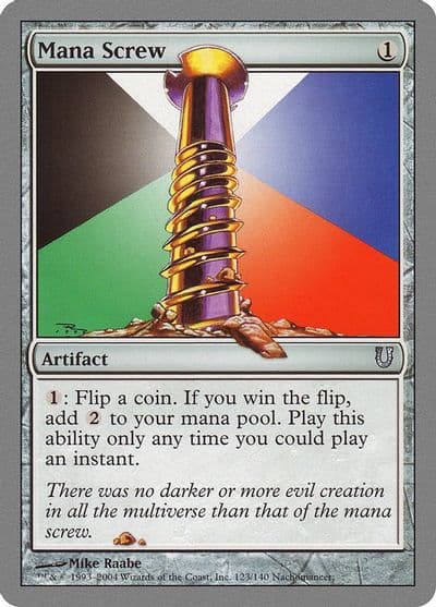 Mana Screw Unhinged Magic card