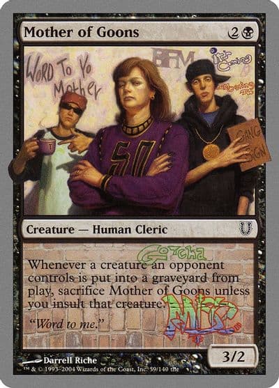 Mother of Goons Unhinged Magic card