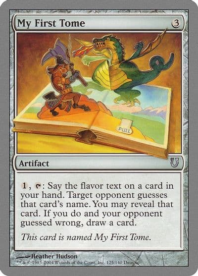 My First Tome Unhinged Magic card