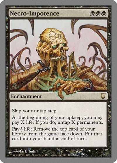Necro Impotence Unhinged Magic card