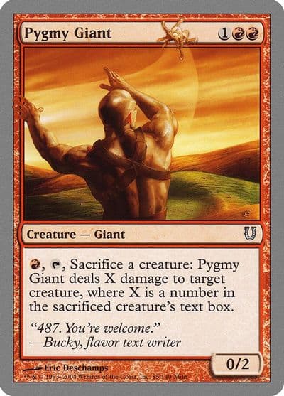 Pygmy Giant Unhinged Magic card