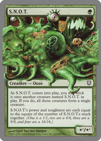 SNOT Unhinged Magic card