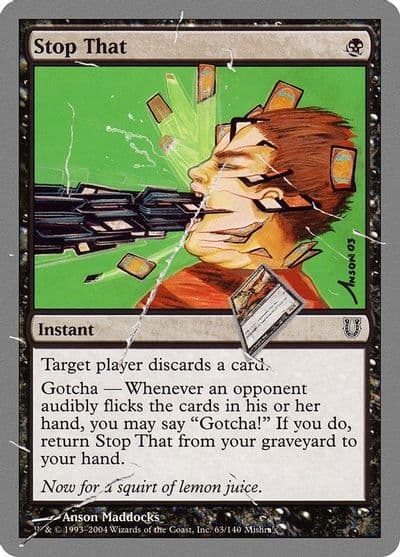 Stop That Unhinged Magic card