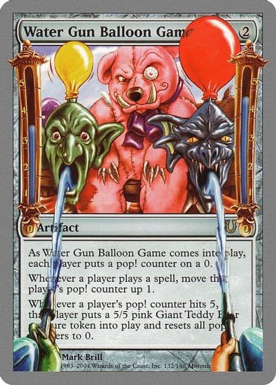 Water Gun Balloon Game Unhinged Magic card
