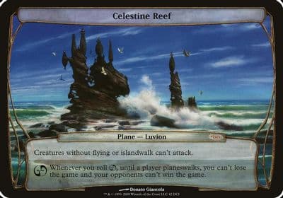 Celestine Reef Prerelease Promo Oversize Cards Magic card
